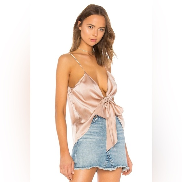 CAMI NYC The Arlo Reversible Camisole in Rose Dust - Picture 2 of 6